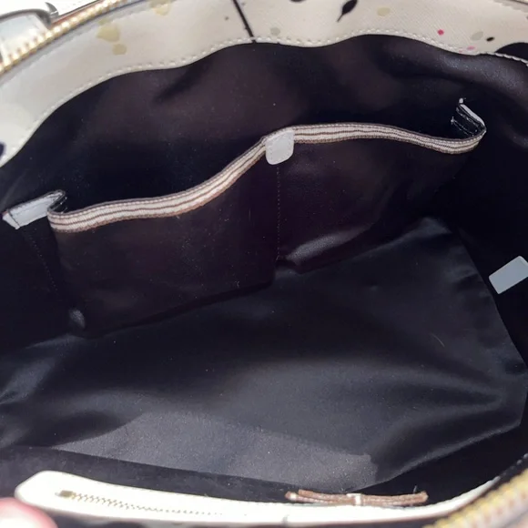 Henri Bendel West 57th Ltd Edition Splatter Paint Satchel Bag - Picture 8 of 14